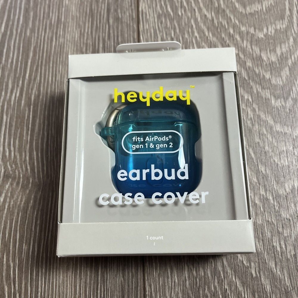 Apple AirPods Gen 1/2 Case with Clip -‎ heyday™ Blue/Teal Gradient